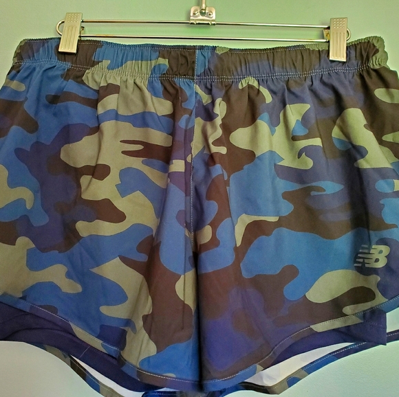 new balance camo shorts